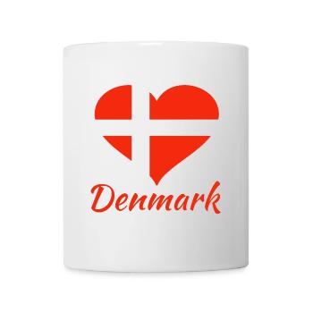 Danemark - Mug blanc - blanc - Devant