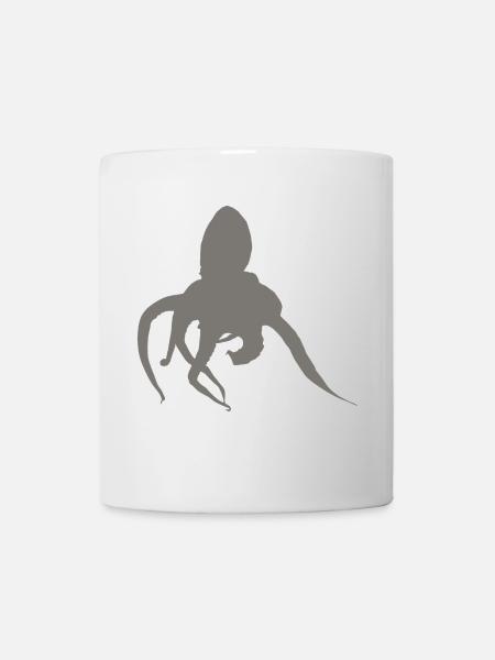 Krake - Tasse - Weiß