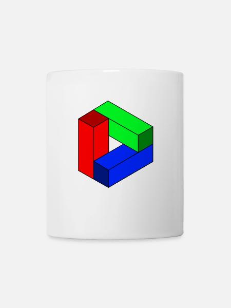 Illusion - Tasse - Weiß
