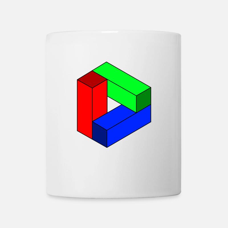 Illusion - Tasse - Weiß