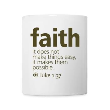 Faith - Mug - white - Front