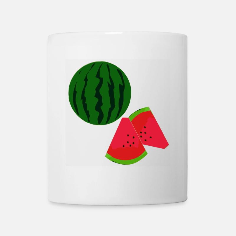 Melonen, Früchtedesigns, Sommerliche kleidung - Tasse - Weiß