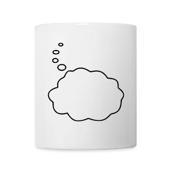 Speech Bubble / Thought Bubble - Mug - white - Front