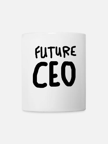 FUTURE CEO - Tasse - Weiß