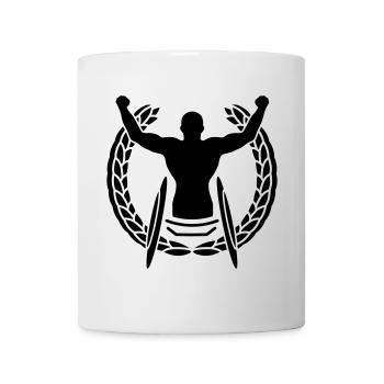 A winner in a wheelchair - Mug - white - Front