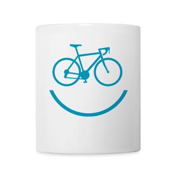 Bike Smile - Tasse - Weiß - Vorne