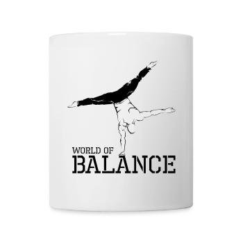 hand balance handstand calisthenics sport athlete - Mug - white - Front