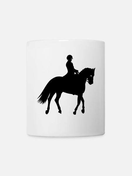 Chevaux,cheval,équitation,poney,cowboy,trot,galop - Mug blanc - blanc