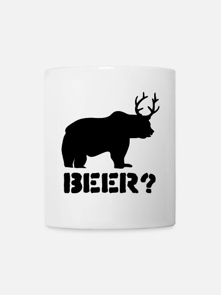 beer - Tasse - Weiß