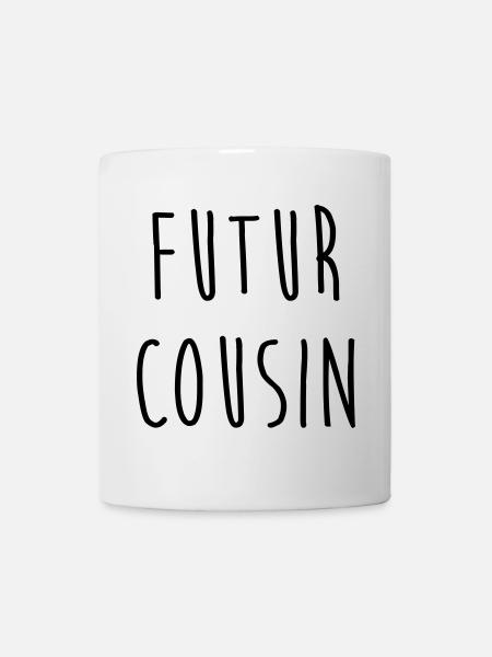 Futur Cousin / Cousine / Bébé / Naissance / Baby - Mug blanc - blanc