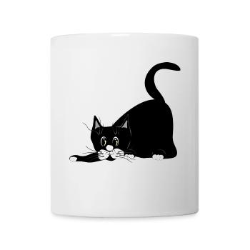 Katze - Tasse - Weiß - Vorne