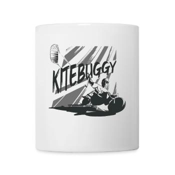 2 Rad Kitebuggy - Tasse - Weiß - Vorne