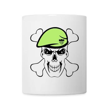 Party Shirt ,Feiern , Karneval, Söldner (25) - Tasse - Weiß - Vorne