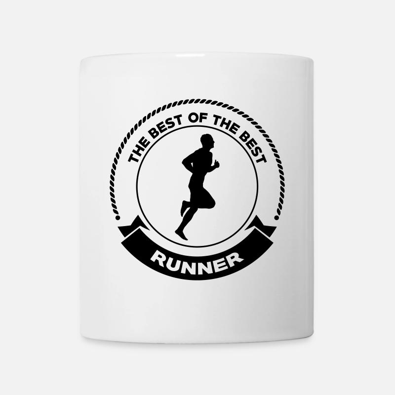 Laufen / Running / Jogging / Joggen / Marathon - Tasse - Weiß
