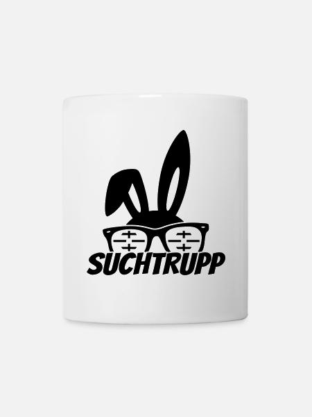 ostern osterhase suchtrupp - Tasse - Weiß