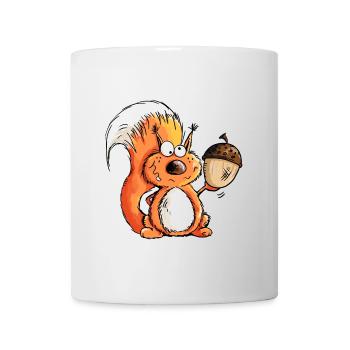 Squirrel - Animal - Animals - Acorn - Gift - Mug - white - Front