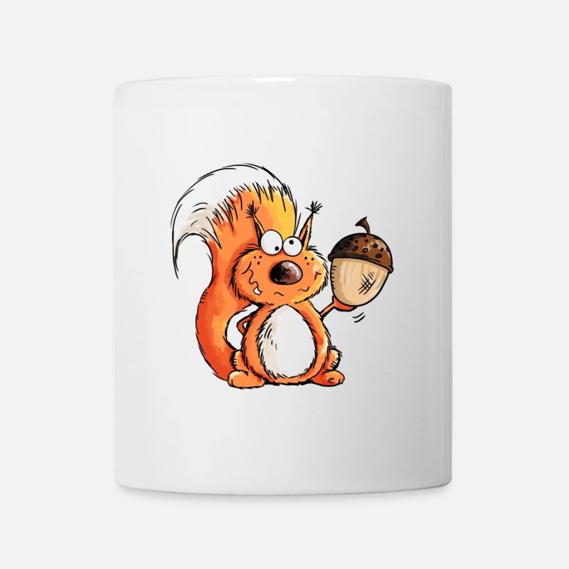 Squirrel - Animal - Animals - Acorn - Gift - Mug - white