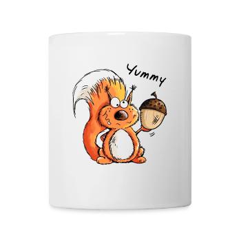 Écureuil - Animal - Animaux - Cardeau - Mug blanc - blanc - Devant