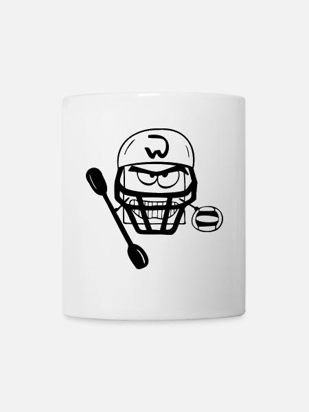 cooler Kanupolo Spieler für Shirts, Hoodies & mehr - Tasse - Weiß