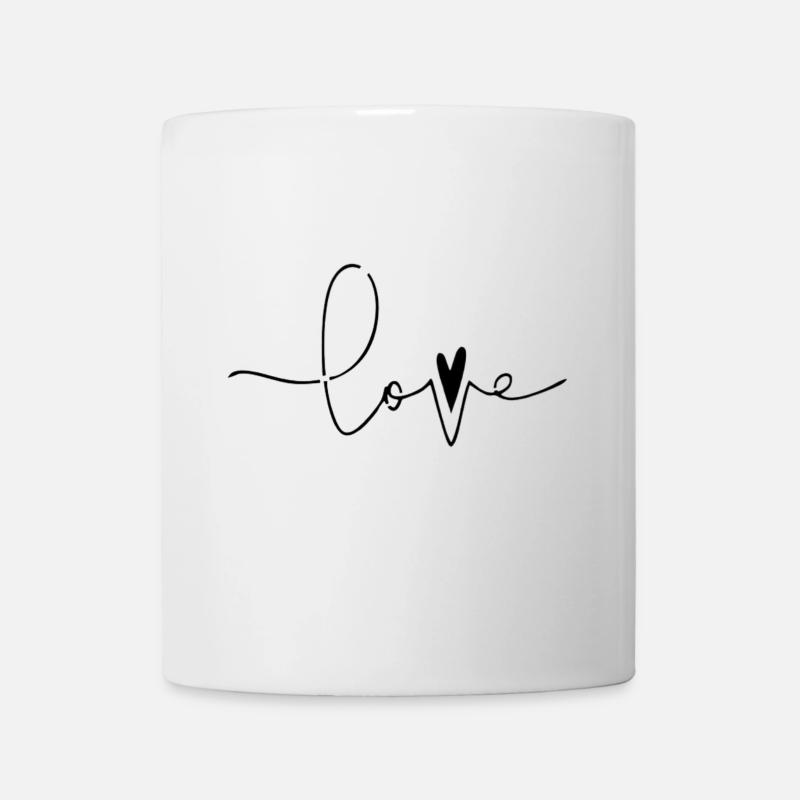 Love - Mug blanc - blanc