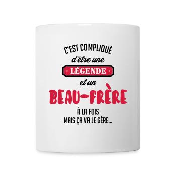 Belle Beau-Frère / Belle-Sœur / Beau Frere / Belle - Mug blanc - blanc - Devant
