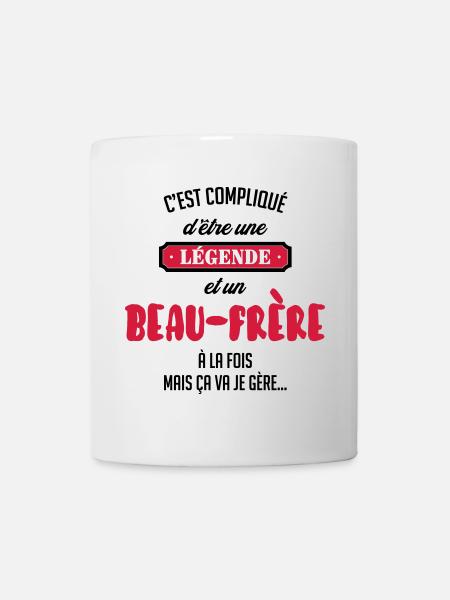 Belle Beau-Frère / Belle-Sœur / Beau Frere / Belle - Mug blanc - blanc