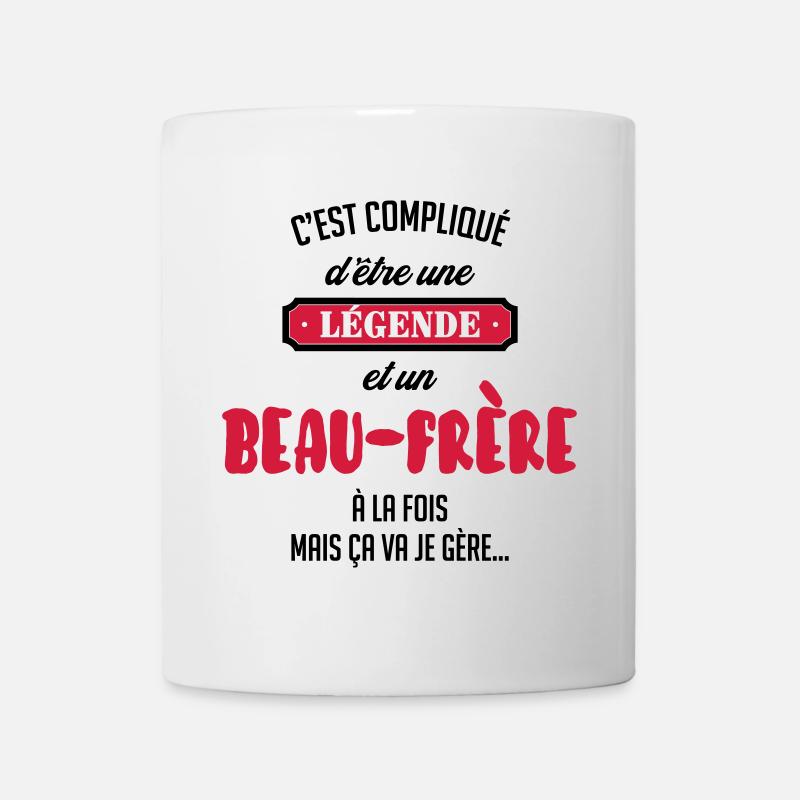 Belle Beau-Frère / Belle-Sœur / Beau Frere / Belle - Mug blanc - blanc