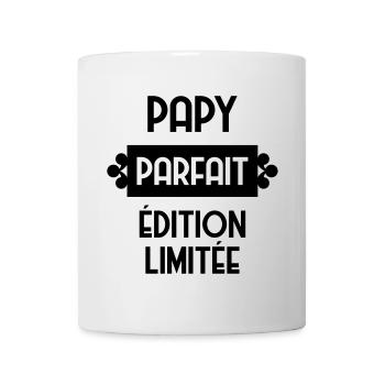 Papy Papi Grand-Père Retraite famille - Mug blanc - blanc - Devant