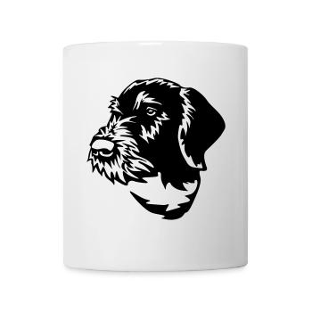 Deutsch Drahthaar - Tasse - Weiß - Vorne