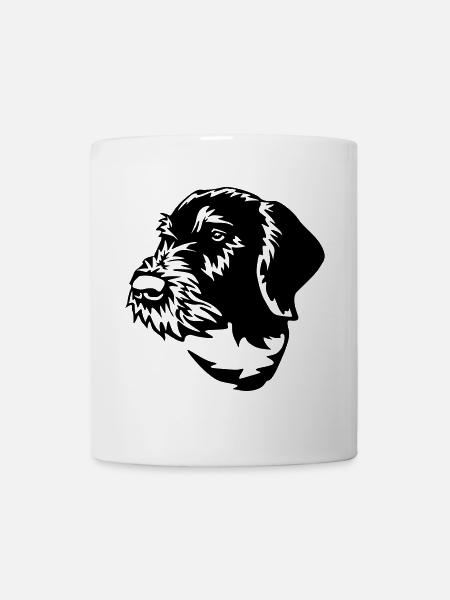 Deutsch Drahthaar - Tasse - Weiß