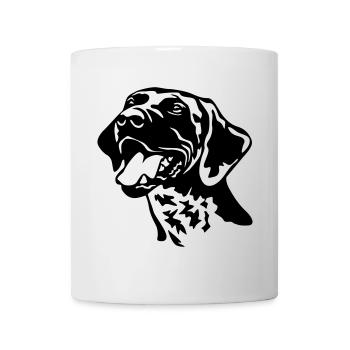 German shorthaired pointer head - Mug - white - Front