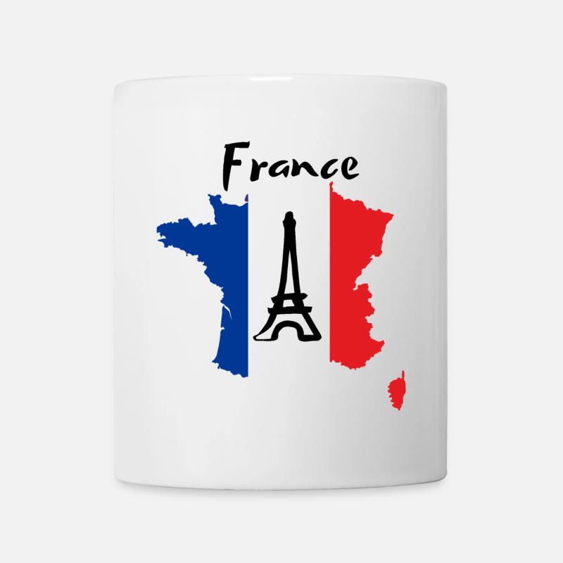France - Mug blanc - blanc