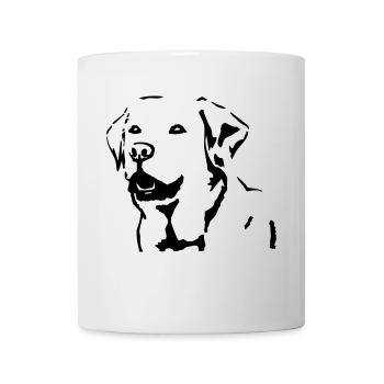 Dog - Labrador Retriever - Mug blanc - blanc - Devant