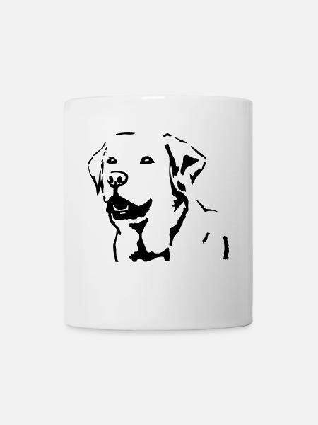 Dog - Labrador Retriever - Mug blanc - blanc