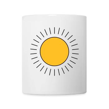 Soleil - Mug blanc - blanc - Devant