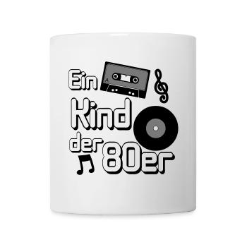 80s Party Retro Fun Shirt, un enfant des années 80(25) - Mug blanc - blanc - Devant