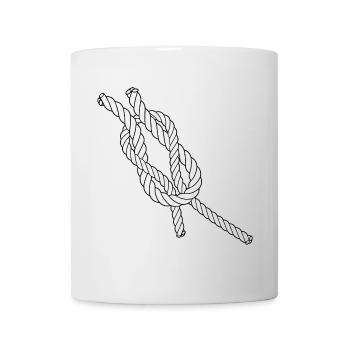 Everyday Knots Cross Knots - Sailing & Everyday - Mug - white - Front