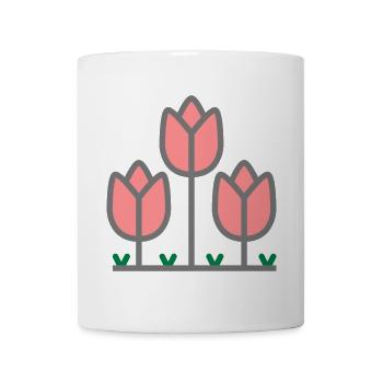 Tulips Flowers Bloom Gardener Pink Pink Mom - Mug - white - Front