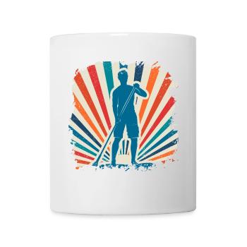 Sports nautiques sup surf paddle paddle - Mug blanc - blanc - Devant
