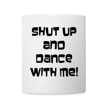 Tanz mit mir Song Tänzer Tanz band # - Tasse - Weiß - Vorne