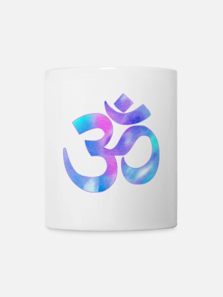 Om - Mug blanc - blanc