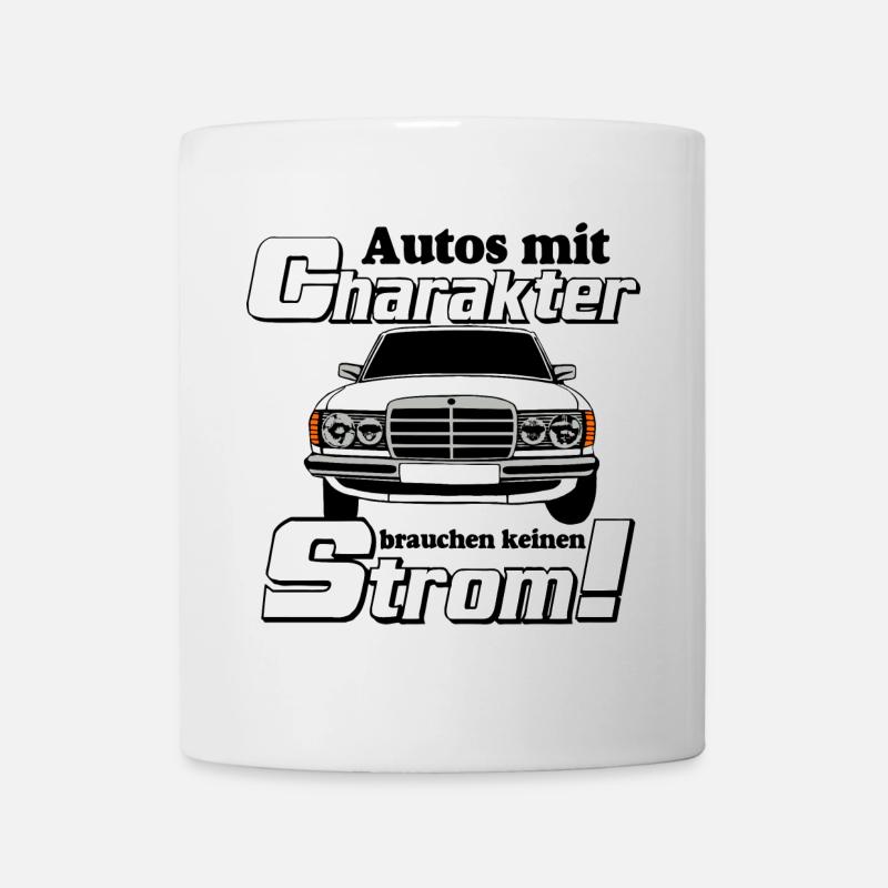 MB W123 , Kult , Autos mit Charakter ...(25) - Tasse - Weiß