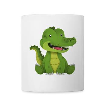 crocodile - Mug blanc - blanc - Devant