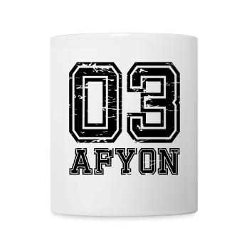 Afyon 03 used look - Tasse - Weiß - Vorne