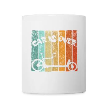 Lastenrad Fahrradkurier Rad Cargobike Fahrrad Bike - Tasse - Weiß - Vorne