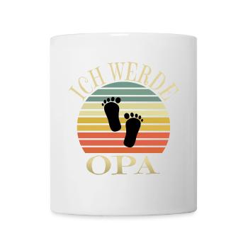 I will be grandpa - Mug - white - Front