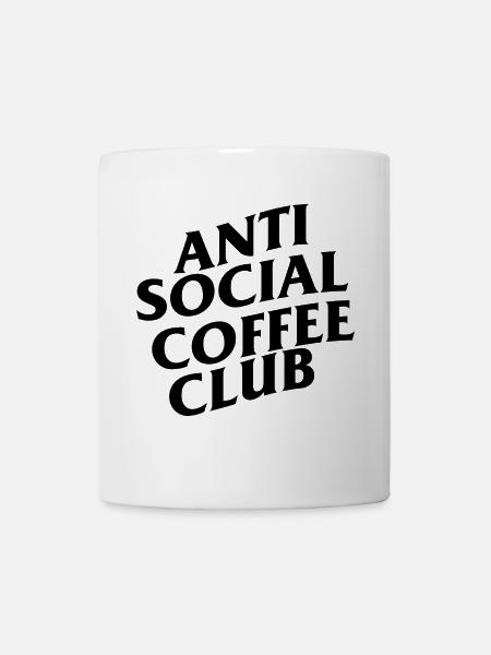 Anti Social Coffee club - Mug - white
