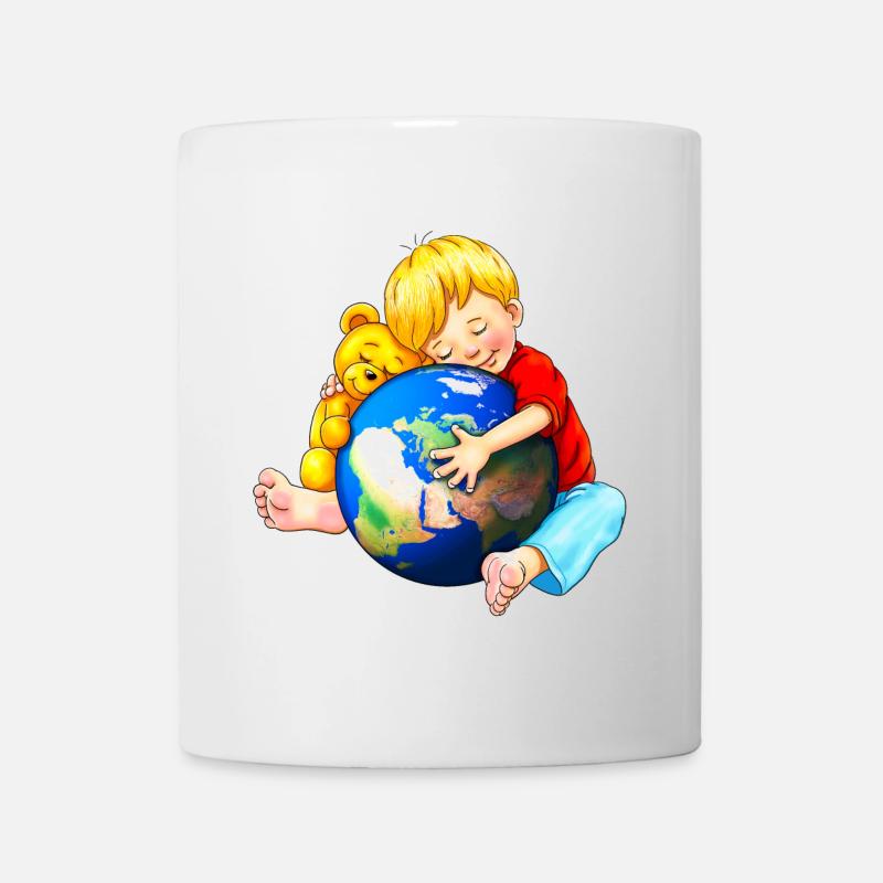 Mama earth, on t'aime tellement !!! - Mug blanc - blanc