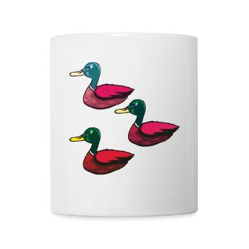 Ducks pack of three - Mug - white - Front