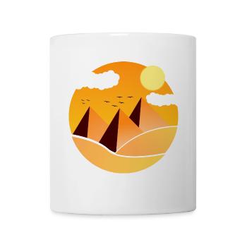 Egypte Egypte pyramides Caire Idée cadeau vacances - Mug blanc - blanc - Devant